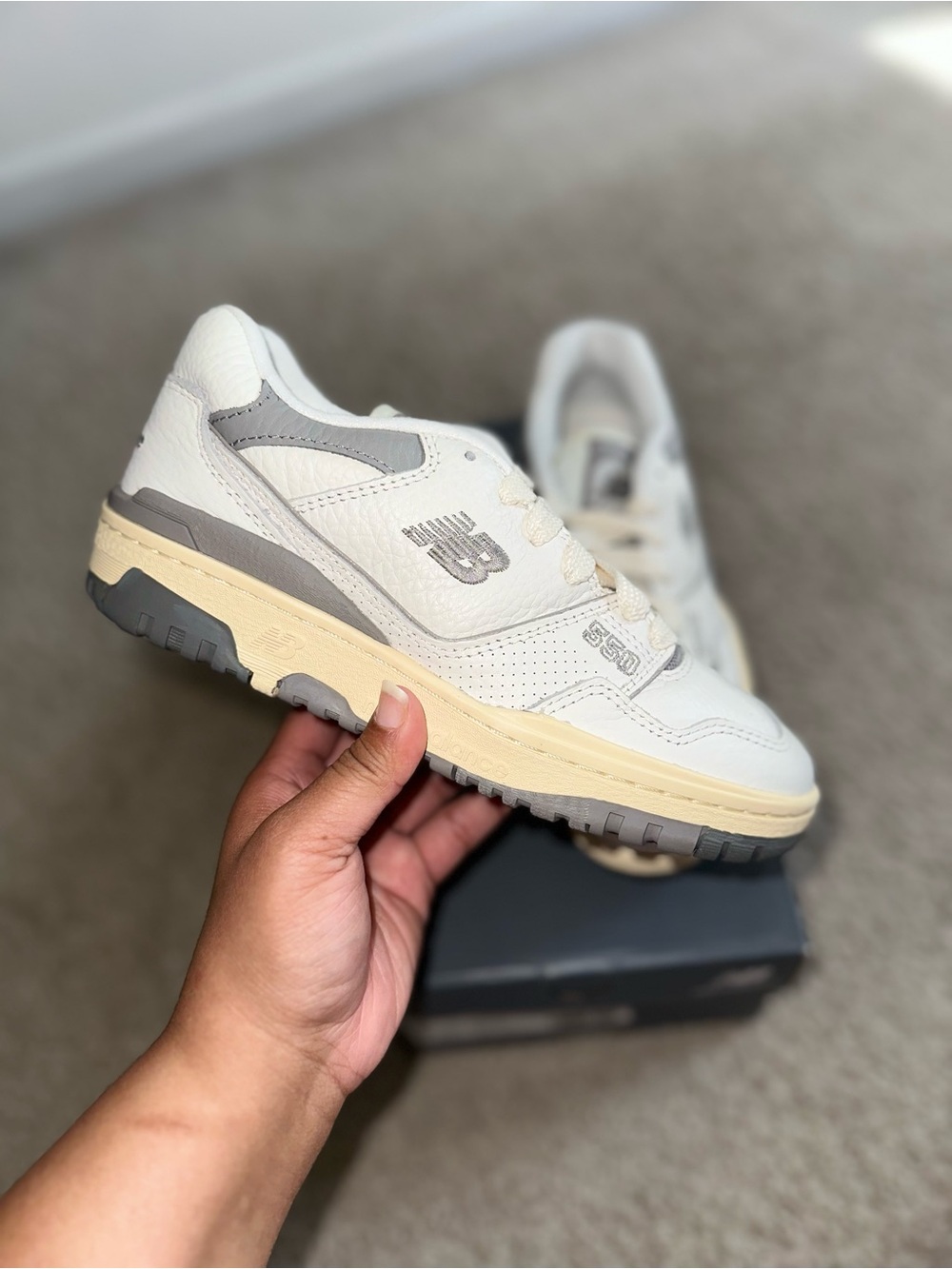 New Balance x Aimé Leon Dore 550 “Silver”